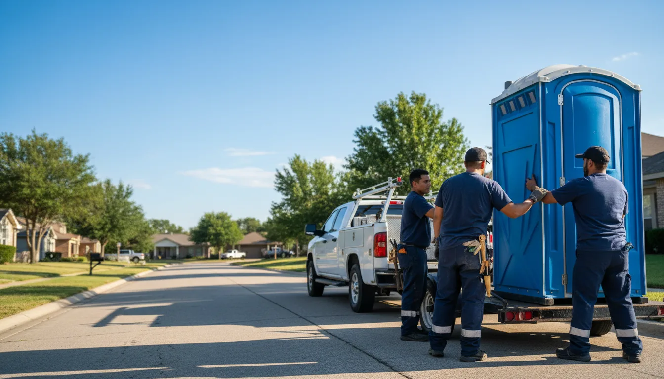 Portable Toilet Rental in West Point, TX near me